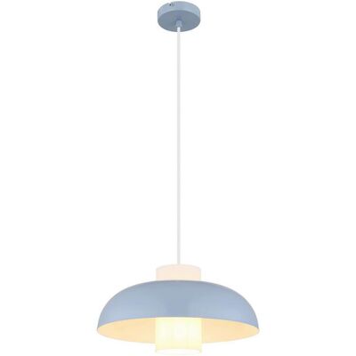 Globo Lighting Pendelleuchte - 120cm Höhe, 38cm Breite, Blau Globo Lighting Pendelleuchte - 120cm Höhe, 38cm Breite, Blau