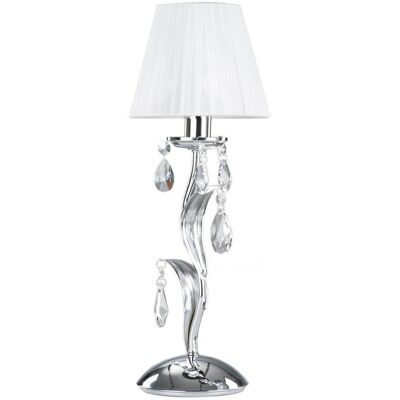 Euluna Jacqueline Tischlampe - 1 Licht - Weiß Euluna Jacqueline Tischlampe - 1 Licht - Weiß