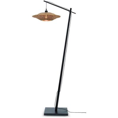 Good & Mojo , Schwarz , Holz , Bambus,Bambus , 176 cm , LED-Leuchtmittel austauschbar , Good & Mojo , Schwarz , Holz , Bambus,Bambus , 176 cm , LED-Leuchtmittel austauschbar ,