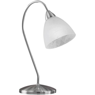 Eglo , Nickelfarben, Alabasterfarben , Metall, Glas , länglich , 35 cm , mit Schalter , Eglo , Nickelfarben, Alabasterfarben , Metall, Glas , länglich , 35 cm , mit Schalter ,