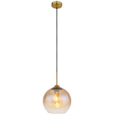 Sconto Gold Pendelleuchte - 25x120 cm - Lampen & Leuchten Sconto Gold Pendelleuchte - 25x120 cm - Lampen & Leuchten
