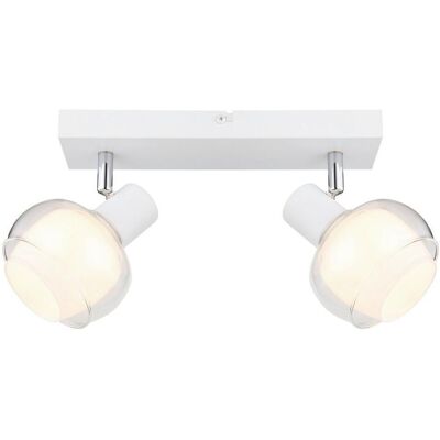 Globo Lighting Weiße Deckenlampe - E14, Max 40W, Verstellbar Globo Lighting Weiße Deckenlampe - E14, Max 40W, Verstellbar