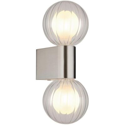 Globo , Klar , Metall, Glas , 12x26.5x10 cm , CE , Globo , Klar , Metall, Glas , 12x26.5x10 cm , CE ,