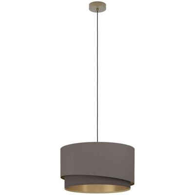 Eglo , Braun, Schwarz, Messingfarben, Cappuccino , Metall, Textil , länglich , Eglo , Braun, Schwarz, Messingfarben, Cappuccino , Metall, Textil , länglich ,