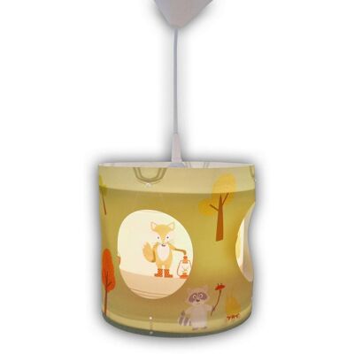 NIERMANN Waldtiere Hängeleuchte - Kinderlampe, Drehend, 25cm NIERMANN Waldtiere Hängeleuchte - Kinderlampe, Drehend, 25cm