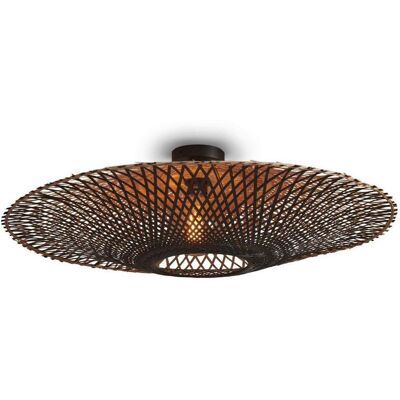 Good & Mojo , Naturfarben, Schwarz , 20 cm , LED-Leuchtmittel austauschbar , Good & Mojo , Naturfarben, Schwarz , 20 cm , LED-Leuchtmittel austauschbar ,