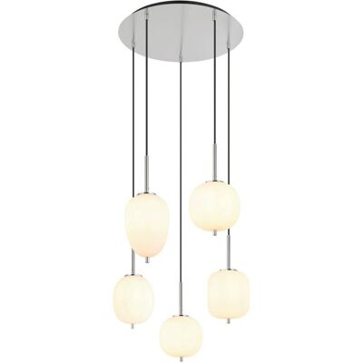 Globo , Opal, Nickelfarben , Metall, Glas , Kugel , 57.5x150x57.5 cm , CE , Globo , Opal, Nickelfarben , Metall, Glas , Kugel , 57.5x150x57.5 cm , CE ,