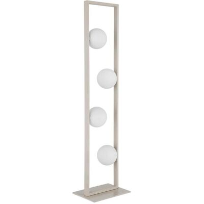 Globo , Weiß, Sandfarben , Glas , 20x110x28 cm , CE , Fußschalter , Globo , Weiß, Sandfarben , Glas , 20x110x28 cm , CE , Fußschalter ,