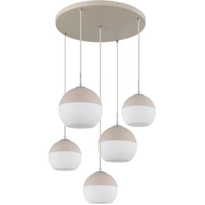 Globo , Opal, Weiß, Sandfarben, Beige , Metall, Glas, Textil , 120 cm , CE , beliebig kürzbar , Globo , Opal, Weiß, Sandfarben, Beige , Metall, Glas, Textil , 120 cm , CE , beliebig kürzbar ,