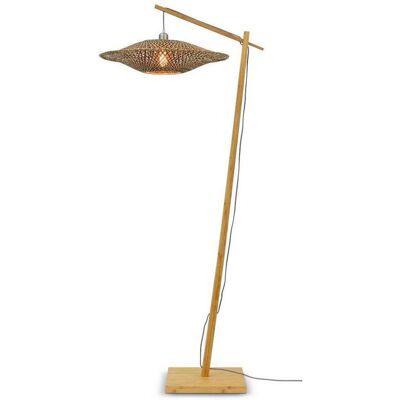 GOOD&MOJO Bali Stehlampe - Bambus, 60cm Schirm, 176cm Hoch GOOD&MOJO Bali Stehlampe - Bambus, 60cm Schirm, 176cm Hoch