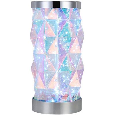 Luca Bessoni , Chromfarben, Transparent , Kunststoff , 33 cm , Schnurschalter , Luca Bessoni , Chromfarben, Transparent , Kunststoff , 33 cm , Schnurschalter ,