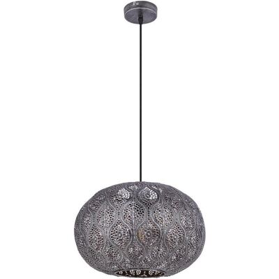 Globo Lighting Solera Schwarzes Metall Hängeleuchte - E27, 30cm Globo Lighting Solera Schwarzes Metall Hängeleuchte - E27, 30cm