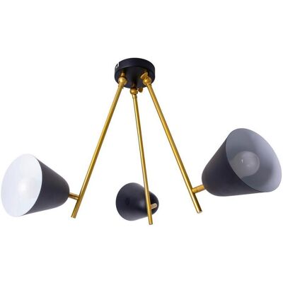 Näve Triton Deckenleuchte - Verstellbar, Modern, Schwarz Näve Triton Deckenleuchte - Verstellbar, Modern, Schwarz