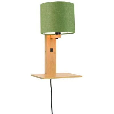 Good&Mojo Andes Bambus Wandleuchte - Diffusives Leinenschirm - Umweltfreundlich Good&Mojo Andes Bambus Wandleuchte - Diffusives Leinenschirm - Umweltfreundlich