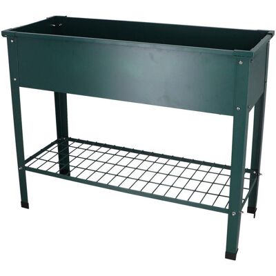 Möbelix , Dunkelgrün , Metall , 93,6 l , 40.5x80.5x100.5 cm , Freizeit im Garten, Gartenpflege, Hochbeete, Hochbeete Möbelix , Dunkelgrün , Metall , 93,6 l , 40.5x80.5x100.5 cm , Freizeit im Garten, Gartenpflege, Hochbeete, Hochbeete
