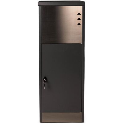 Möbelix , Schwarz , Metall , 39.5x118.5x38.5 cm , 2 Schlüssel, Einwurföffnung mit Klappe , Freizeit im Garten, Gartenaccessoires, Briefkästen & Paketboxen Möbelix , Schwarz , Metall , 39.5x118.5x38.5 cm , 2 Schlüssel, Einwurföffnung mit Klappe , Freizeit im Garten, Gartenaccessoires, Briefkästen & Paketboxen