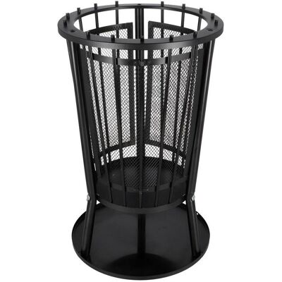 Möbelix , Schwarz , Metall , 40x65x40 cm , Freizeit im Garten, Gartenaccessoires, Feuerschalen Möbelix , Schwarz , Metall , 40x65x40 cm , Freizeit im Garten, Gartenaccessoires, Feuerschalen