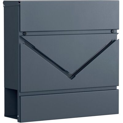 Möbelix , Grau , Metall , 37x37x10.5 cm , Zeitungsrolle, 2 Schlüssel, Einwurföffnung mit Klappe, Sichtfenster , Freizeit im Garten, Gartenaccessoires, Briefkästen & Paketboxen Möbelix , Grau , Metall , 37x37x10.5 cm , Zeitungsrolle, 2 Schlüssel, Einwurföffnung mit Klappe, Sichtfenster , Freizeit im Garten, Gartenaccessoires, Briefkästen & Paketboxen
