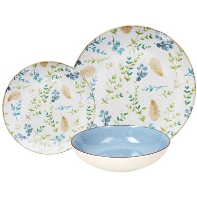 Tognana , Blau, Grün, Weiß , Keramik , Floral , Lfgb , Tognana , Blau, Grün, Weiß , Keramik , Floral , Lfgb ,