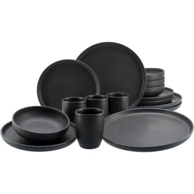 Creatable , Schwarz , Keramik , Uni , 370 ml,400 ml , Kochen & Essen, Geschirr, Geschirrsets, Kombiservices Creatable , Schwarz , Keramik , Uni , 370 ml,400 ml , Kochen & Essen, Geschirr, Geschirrsets, Kombiservices