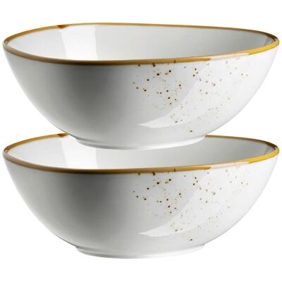 Mäser Pintar - Porzellan-Geschirrset - Beige, Braun, Weiß Mäser Pintar - Porzellan-Geschirrset - Beige, Braun, Weiß