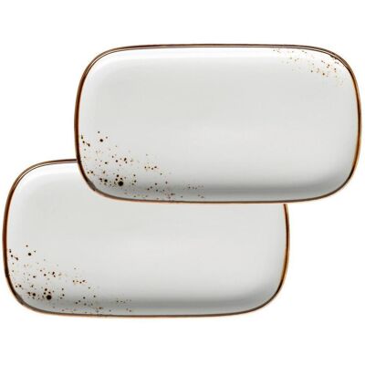 Mäser , Braun, Beige , Keramik , oval , 25x2x14 cm , Mäser , Braun, Beige , Keramik , oval , 25x2x14 cm ,