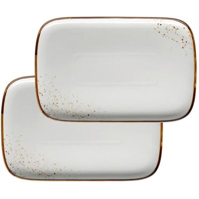 Mäser , Blau, Beige , Keramik , rechteckig , 30x2x20 cm , lebensmittelecht , Mäser , Blau, Beige , Keramik , rechteckig , 30x2x20 cm , lebensmittelecht ,