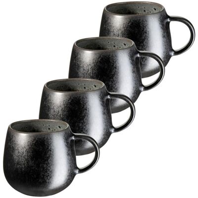 Mäser , Grau , Keramik , 430 ml , 9 cm , Grüner Punkt, Made in Europe , Mäser , Grau , Keramik , 430 ml , 9 cm , Grüner Punkt, Made in Europe ,