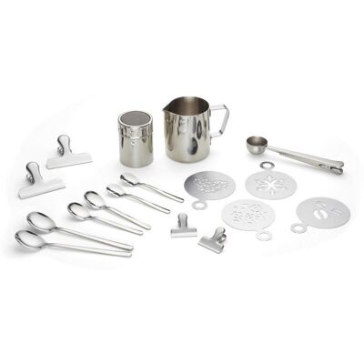 Echtwerk , Silberfarben , Metall , 350 ml , 10.5 cm , stoßfest, robust, lebensmittelecht , Echtwerk , Silberfarben , Metall , 350 ml , 10.5 cm , stoßfest, robust, lebensmittelecht ,
