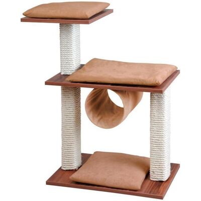 Möbelix , Sandfarben, Walnussfarben , Holz, Textil , 80 cm , Möbelix , Sandfarben, Walnussfarben , Holz, Textil , 80 cm ,