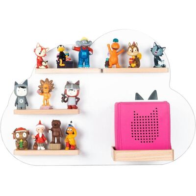 BOARTI Wolke Wandregal für Toniebox & Figuren - Kinderzimmer Deko BOARTI Wolke Wandregal für Toniebox & Figuren - Kinderzimmer Deko