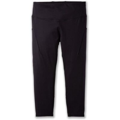 Brooks Damen Spark Capri - Schwarz - S - Lauftight Brooks Damen Spark Capri - Schwarz - S - Lauftight