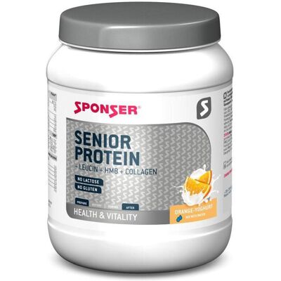 Sponser Unisex Senior Protein - Orange-Yoghurt (455g) Sponser Unisex Senior Protein - Orange-Yoghurt (455g)