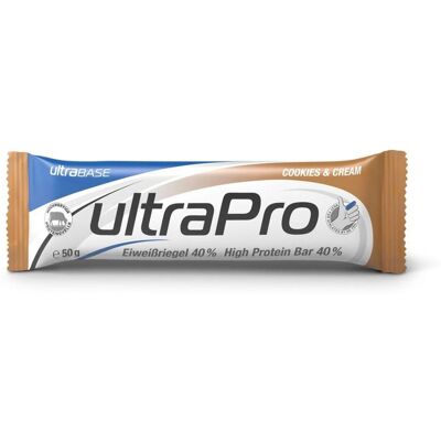 Ultra sports Unisex ultraPro 40% Eiweiß Cookies & Cream (24 x 50g) Ultra sports Unisex ultraPro 40% Eiweiß Cookies & Cream (24 x 50g)