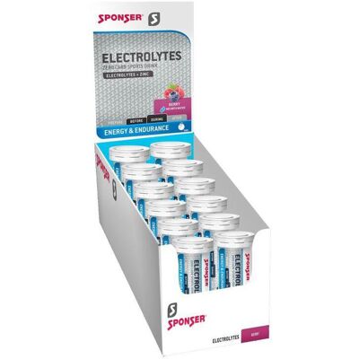 Sponser Unisex Electrolytes - Berry (12 x 10 Tabs) Sponser Unisex Electrolytes - Berry (12 x 10 Tabs)