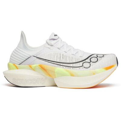 Saucony Endorphin Elite 2 Unisex Laufschuhe White Yellow - 40,5 Saucony Endorphin Elite 2 Unisex Laufschuhe White Yellow - 40,5