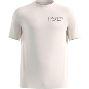 Odlo Herren Essential Print T-Shirt Crew Neck s/s weiß Odlo Herren Essential Print T-Shirt Crew Neck s/s weiß