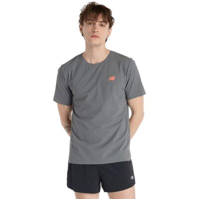 New Balance Herren Race Day Ultra Light T-Shirt grau New Balance Herren Race Day Ultra Light T-Shirt grau