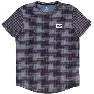 Saysky Herren Houndstooth Combat T-Shirt blau Saysky Herren Houndstooth Combat T-Shirt blau