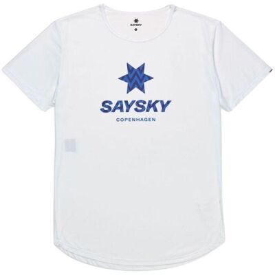 Saysky Herren Zig Zag Flow T-Shirt weiß Saysky Herren Zig Zag Flow T-Shirt weiß