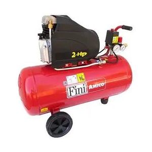 FINI AMICO 50 SF 2500 - Elektrischer tragbarer Kompressor mit Wagen - Motor 2PS - 50 Lt FINI AMICO 50 SF 2500 - Elektrischer tragbarer Kompressor mit Wagen - Motor 2PS - 50 Lt