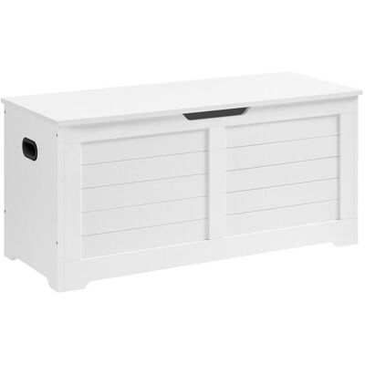 VASAGLE Sitztruhe - Weiß - Moderner Stil - 40x100x46 cm VASAGLE Sitztruhe - Weiß - Moderner Stil - 40x100x46 cm