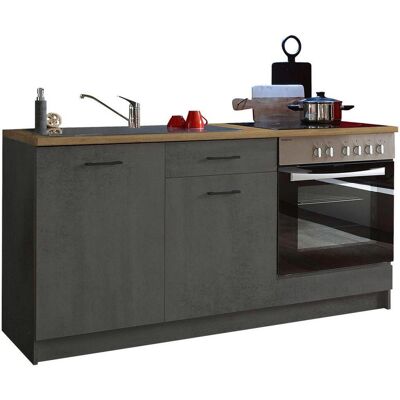 Xora Küchenleerblock, Anthrazit, Eichefarben, Holzwerkstoff, 1 Schublade(n) Schubladen, nicht einzeln stellbar, 160 cm, Küchen, Küchenzeilen & Küchenblöcke, Küchenzeilen, Küchenzeilen ohne Geräte Xora Küchenleerblock, Anthrazit, Eichefarben, Holzwerkstoff, 1 Schublade(n) Schubladen, nicht einzeln stellbar, 160 cm, Küchen, Küchenzeilen & Küchenblöcke, Küchenzeilen, Küchenzeilen ohne Geräte