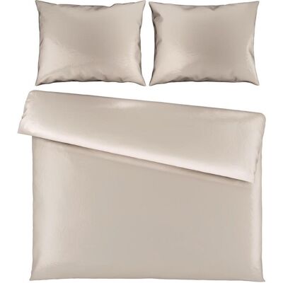 Novel Bettwäsche, Beige, Textil, Uni, 200x200 cm, pflegeleicht, atmungsaktiv, schadstoffgeprüft, Heimtextilien, Bettwäsche & Leintücher, Bettwäsche, Satin-Bettwäsche Novel Bettwäsche, Beige, Textil, Uni, 200x200 cm, pflegeleicht, atmungsaktiv, schadstoffgeprüft, Heimtextilien, Bettwäsche & Leintücher, Bettwäsche, Satin-Bettwäsche