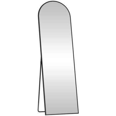 Boxxx Standspiegel, Schwarz, Metall, Glas, formgebogen, 40x150x29 cm, in verschiedenen Größen erhältlich, Ganzkörperspiegel, Garderobe, Garderobenspiegel Boxxx Standspiegel, Schwarz, Metall, Glas, formgebogen, 40x150x29 cm, in verschiedenen Größen erhältlich, Ganzkörperspiegel, Garderobe, Garderobenspiegel