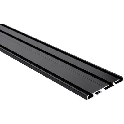 Homeware Vorhangschiene, Schwarz, Metall, 150 cm, Heimtextilien, Vorhänge, Vorhangschienen Homeware Vorhangschiene, Schwarz, Metall, 150 cm, Heimtextilien, Vorhänge, Vorhangschienen