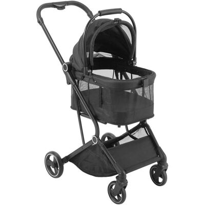 Buggy, Schwarz, Textil, 50.5x103x84.5 cm, Feststellbremse, Federung, Griff in Lederoptik, mit Tragegriff, Einhand-Faltmechanismus, Baby on Tour, Kinderwagen, Buggys Buggy, Schwarz, Textil, 50.5x103x84.5 cm, Feststellbremse, Federung, Griff in Lederoptik, mit Tragegriff, Einhand-Faltmechanismus, Baby on Tour, Kinderwagen, Buggys
