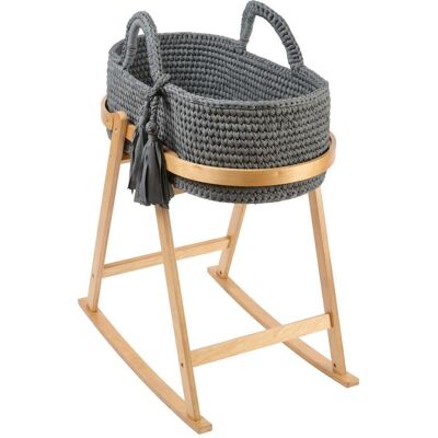 Jimmylee Moseskorb, Naturfarben, Dunkelgrau, Kunststoff, Textil, Holzwerkstoff, Höhe ca. 3 cm, 51x93x81 cm, Babymöbel & Kindermöbel, Babyzimmer, Babybetten, Stubenwagen & Babywiegen Jimmylee Moseskorb, Naturfarben, Dunkelgrau, Kunststoff, Textil, Holzwerkstoff, Höhe ca. 3 cm, 51x93x81 cm, Babymöbel & Kindermöbel, Babyzimmer, Babybetten, Stubenwagen & Babywiegen