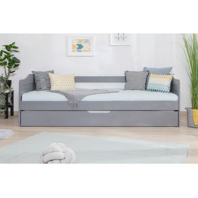 Livetastic Ausziehbett, Hellgrau, Holz, Kiefer, massiv, Höhe ca. 18 cm, 90x200 cm, Bettkasten, für Rollrost geeignet, Babymöbel & Kindermöbel, Kinderzimmer & Jugendzimmer, Kinderbetten, Kinderbetten & Jugendbetten Livetastic Ausziehbett, Hellgrau, Holz, Kiefer, massiv, Höhe ca. 18 cm, 90x200 cm, Bettkasten, für Rollrost geeignet, Babymöbel & Kindermöbel, Kinderzimmer & Jugendzimmer, Kinderbetten, Kinderbetten & Jugendbetten