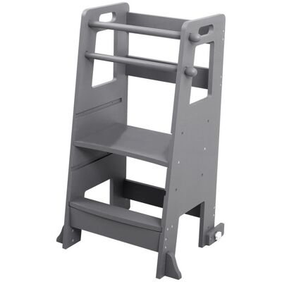 Jimmylee Lernturm, Grau, Holz, Holzwerkstoff, Kautschukholz, massiv, 47x91x56 cm, Babymöbel & Kindermöbel, Babyzimmer, Hochstühle, Lerntürme Jimmylee Lernturm, Grau, Holz, Holzwerkstoff, Kautschukholz, massiv, 47x91x56 cm, Babymöbel & Kindermöbel, Babyzimmer, Hochstühle, Lerntürme